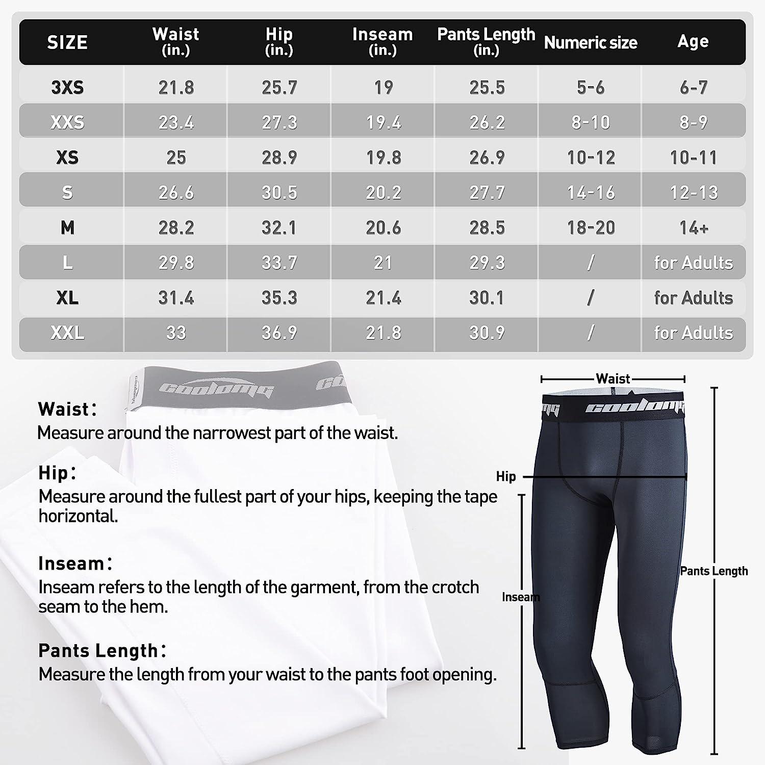 Basketball Leggings With Knee Pad For Men 3/4 Compression Trousers Sports  Trousers Multi-way For Men