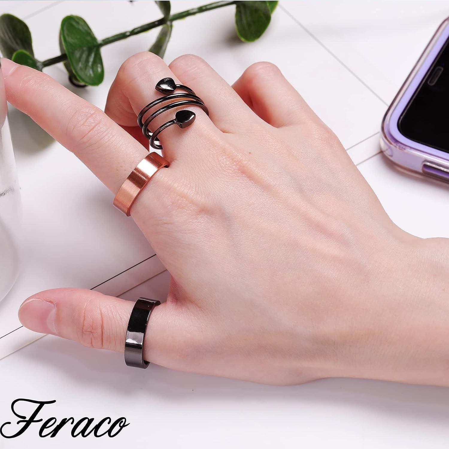 Buy 925 Sterling Silver Ring Moon Ring for Women Vintage Moon Phase Ring  Black Ring Thumb Ring Stacking Rings Gifts for Women Teen Girls Online at  desertcartINDIA