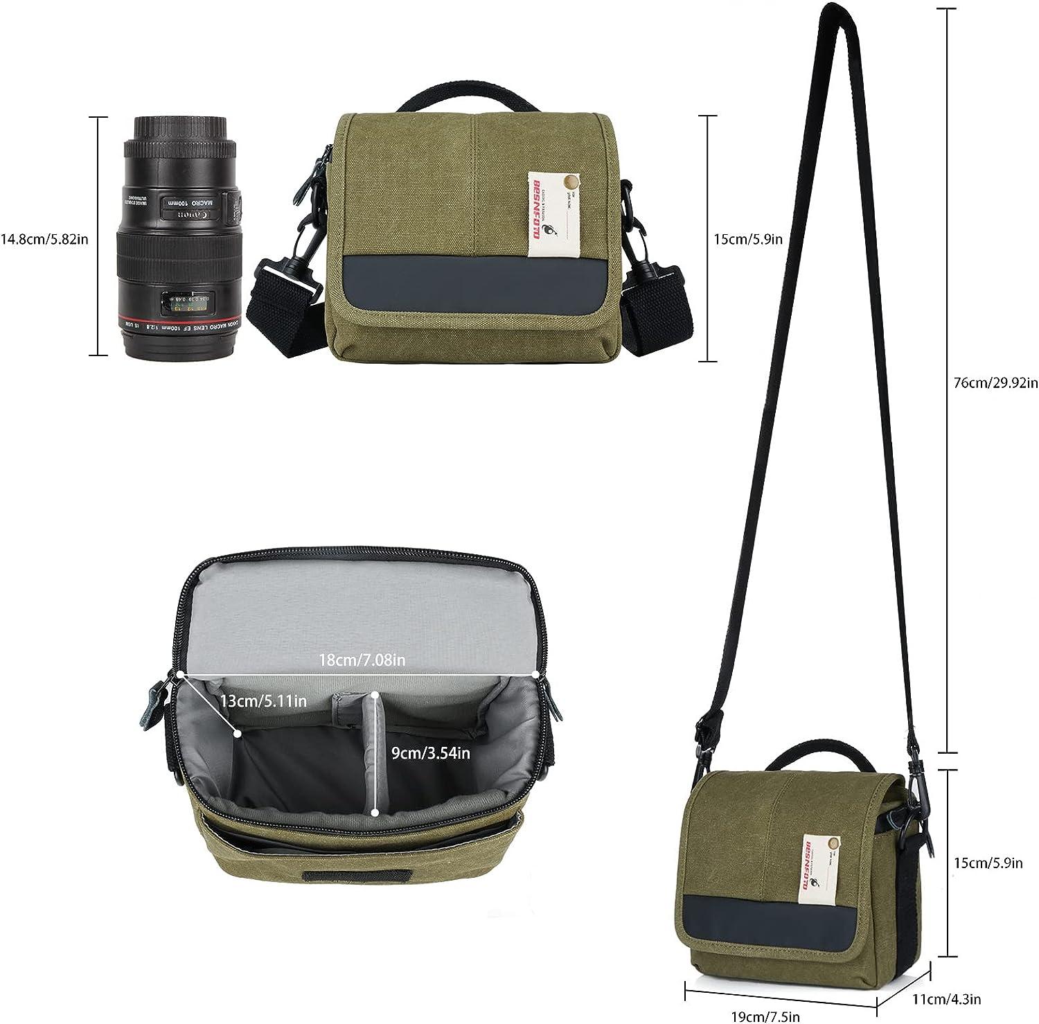 Borbonese Zipped Small Camera Bag in Black | Lyst UK
