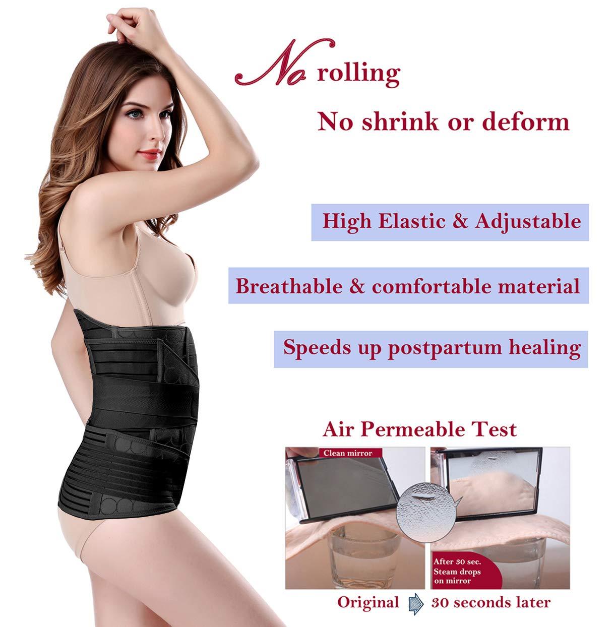 ChongErfei 3 in 1 Postpartum Belly Wrap - Recovery Belly/Waist