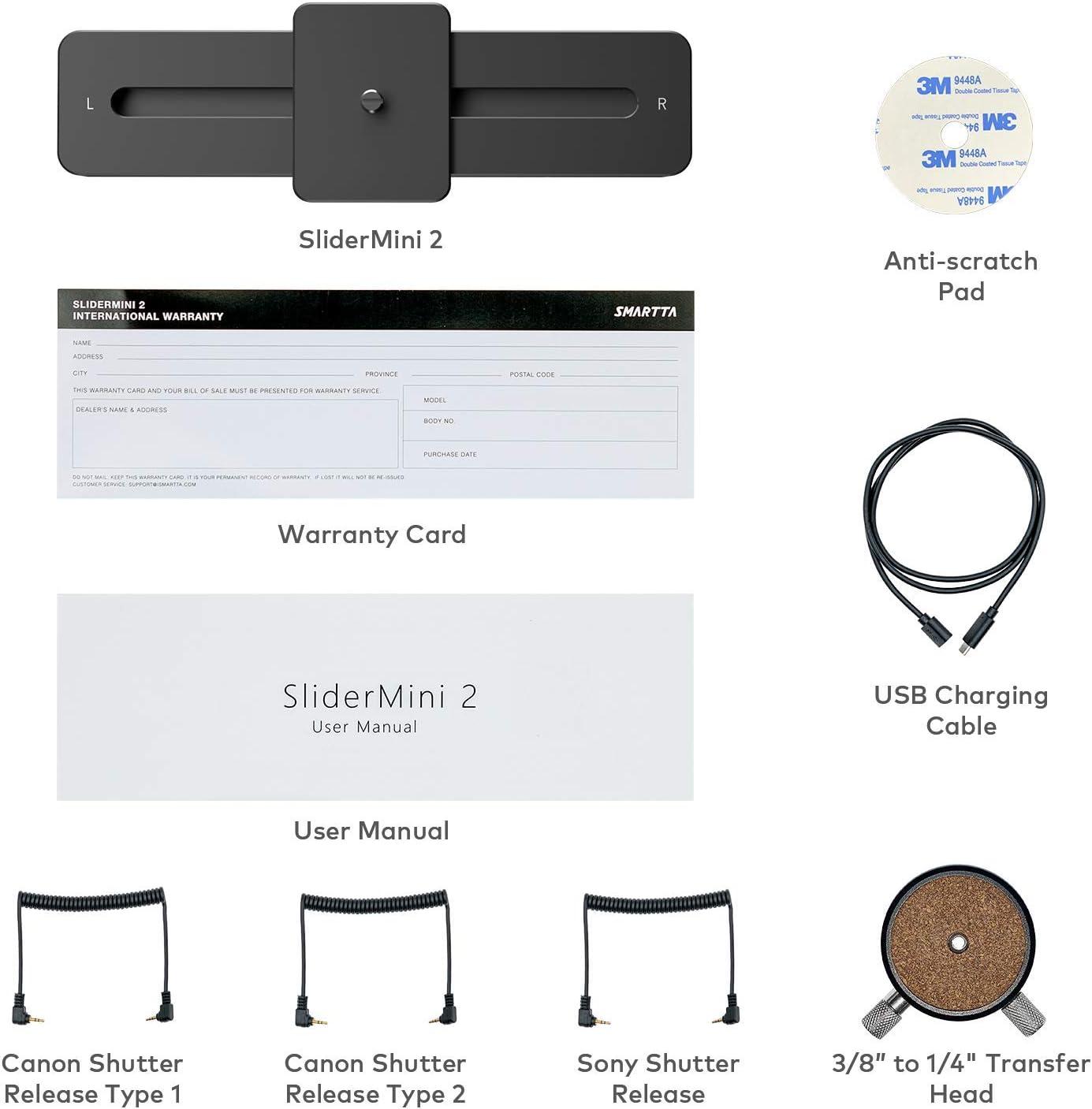 Smartta SliderMini 2 Motorized Camera Slider. Ultra Smooth