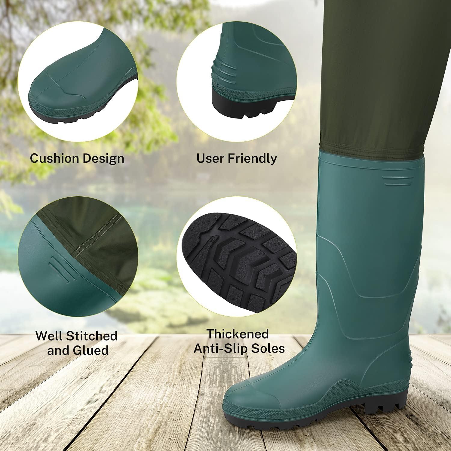 Gonex Children's Waterproof Nylon Youth Waders with Boots Fishing & Hunting  Waders for Toddlers & Children, Boys & Girls, Army Green : :  Sports & Outdoors