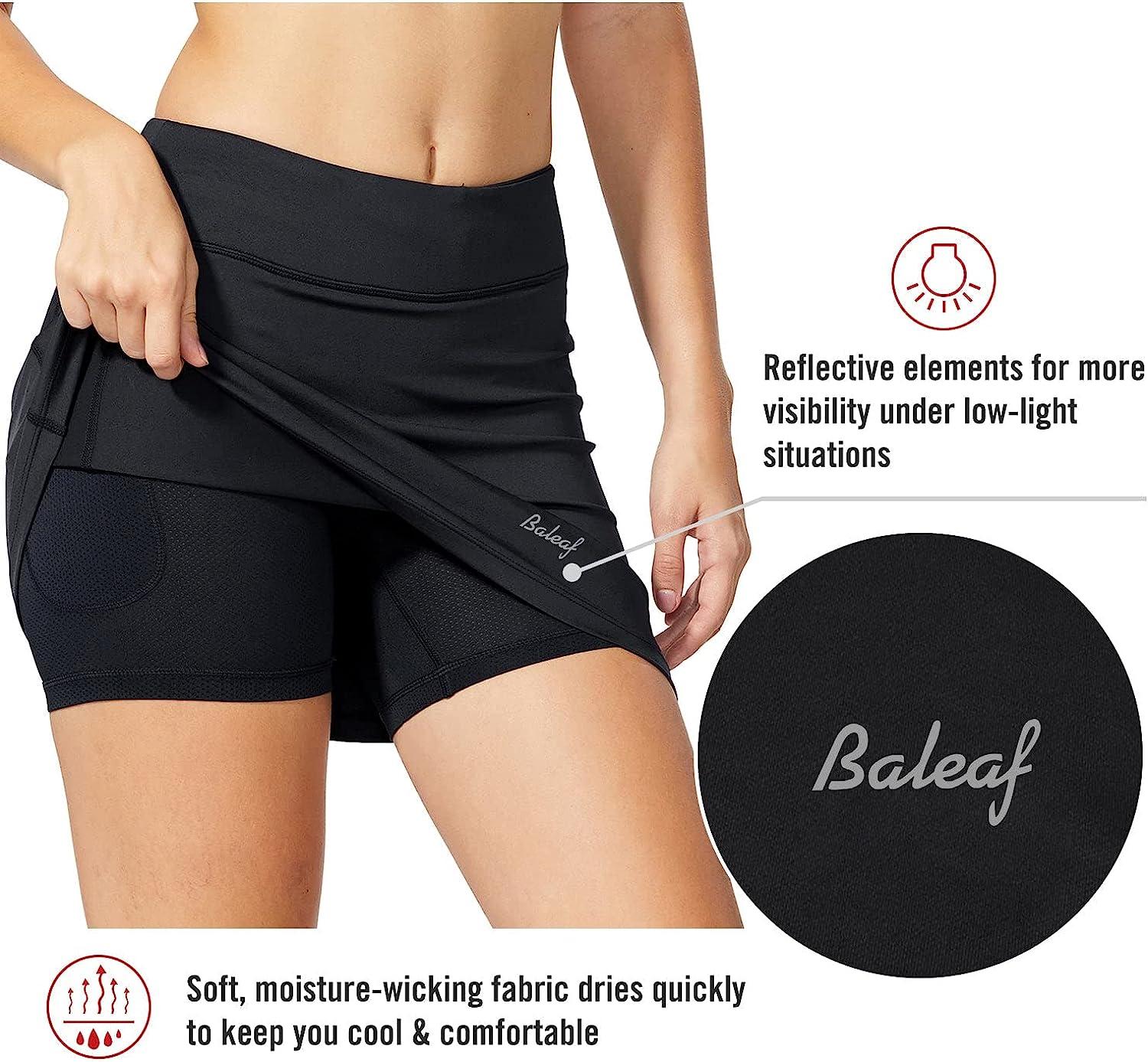 BALEAF Women's Running Workout Shorts Gym Athletic 2 in 1 Lightweight  Quick-Dry Yoga Shorts Pockets Black M : : Clothing, Shoes &  Accessories