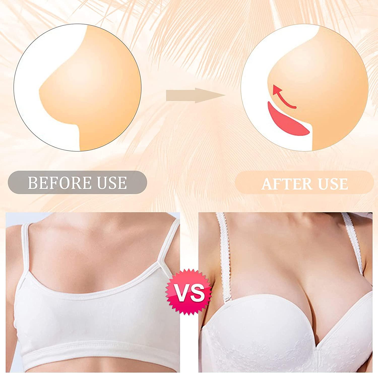Silicone Bra Inserts Clear Breast Enhancers, High Quality Silicone