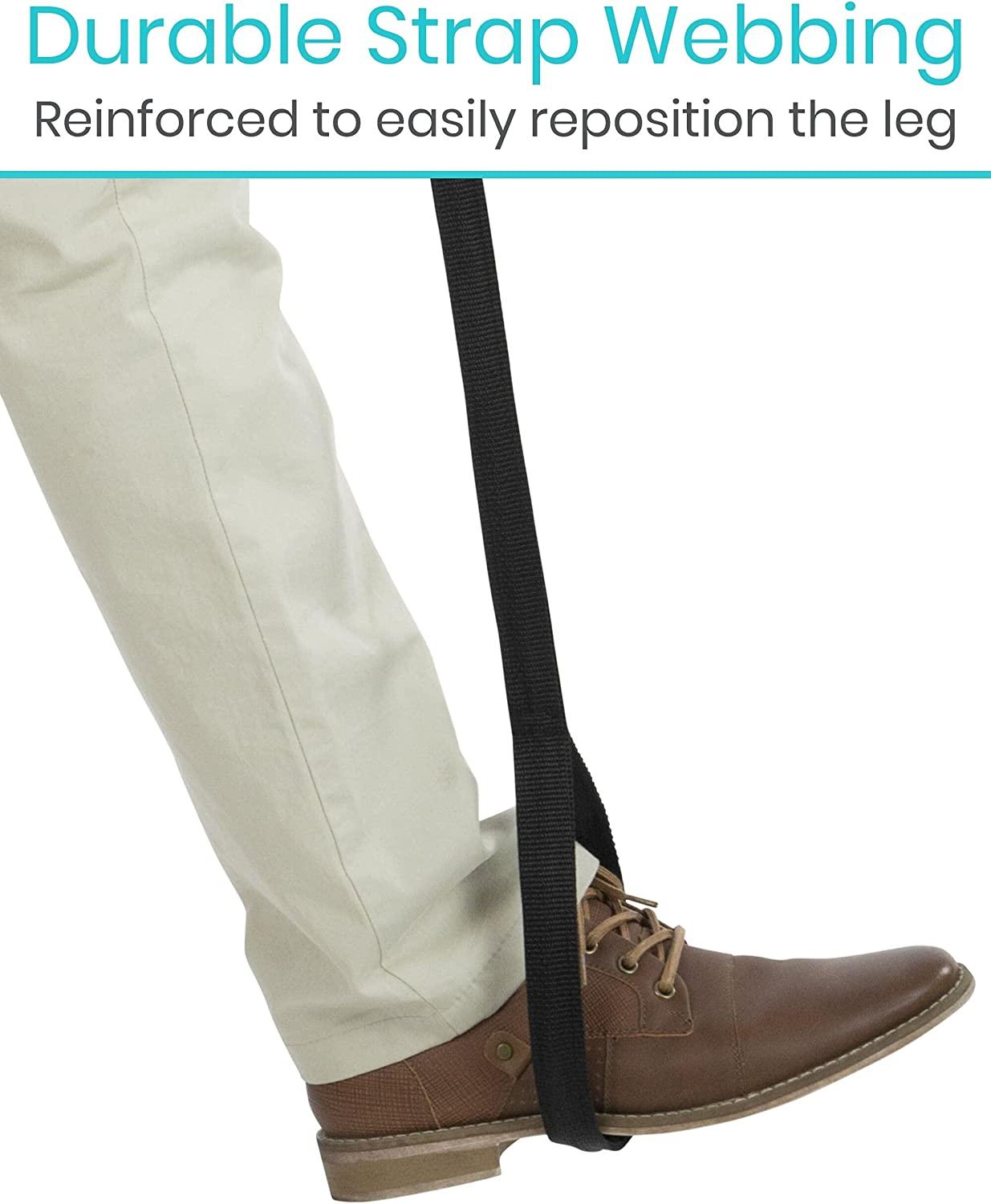 Leg Lifter Strap Rigid Foot Lifter & Hand Grip - Elderly, Handicap, Di –  NEPPT