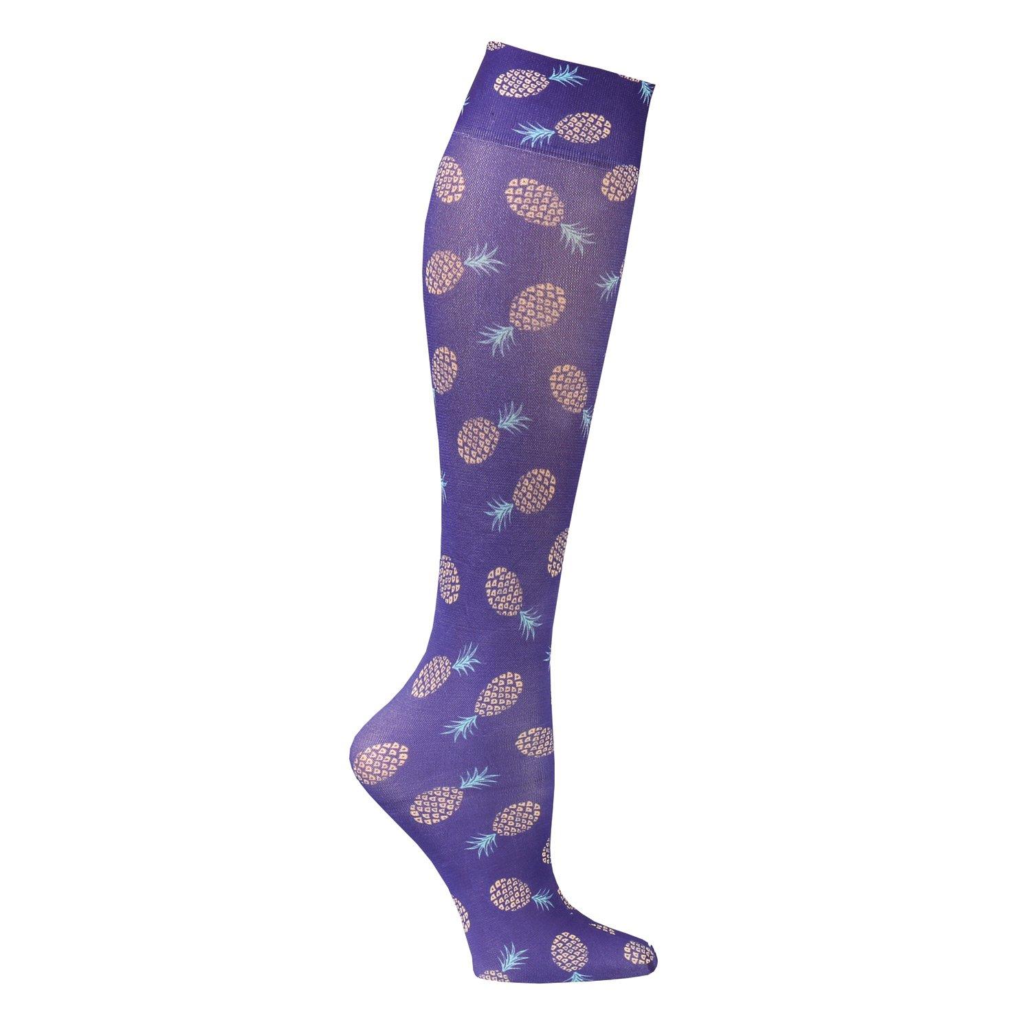 Celeste Stein® Women's Printed Closed Toe Mild Compression Knee High  Stockings