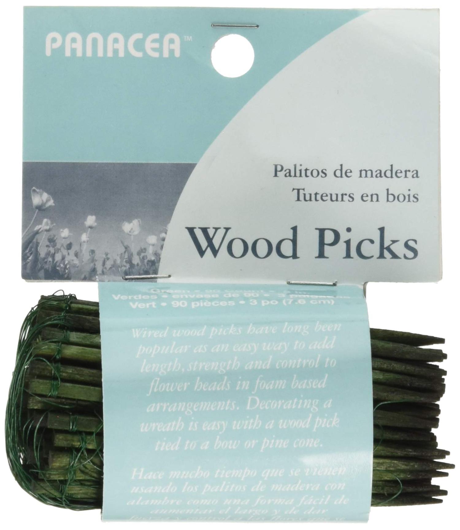 Panacea Products 60043 Floral Picks 3 Inches 90 Pieces Green