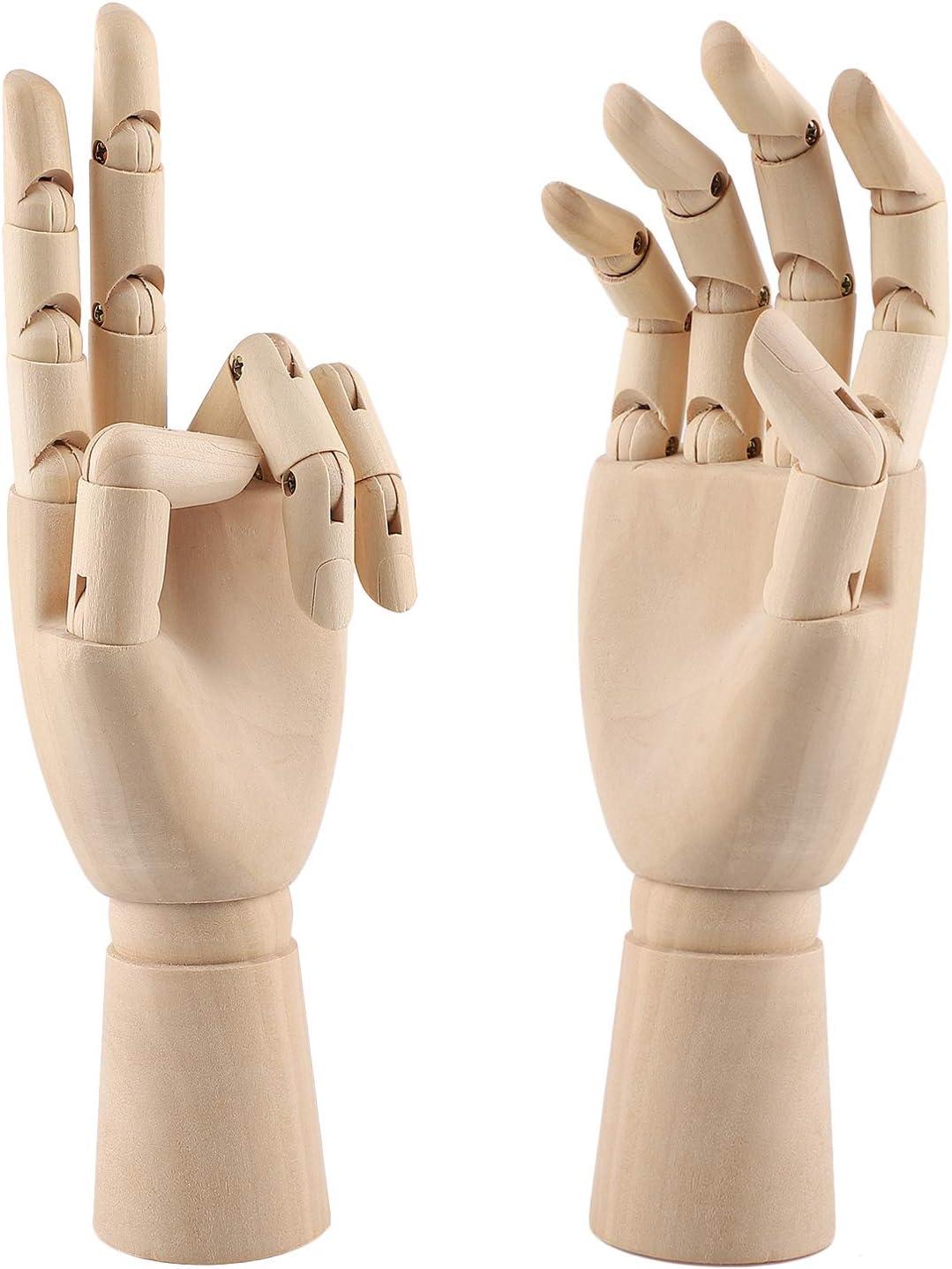 EXCEART Hand Joint Model Drawing Hand Model Left Hand Model Artists Hand  Model Jewelry Display Hand Moveable Hand Model Hand Mannequin for Drawing