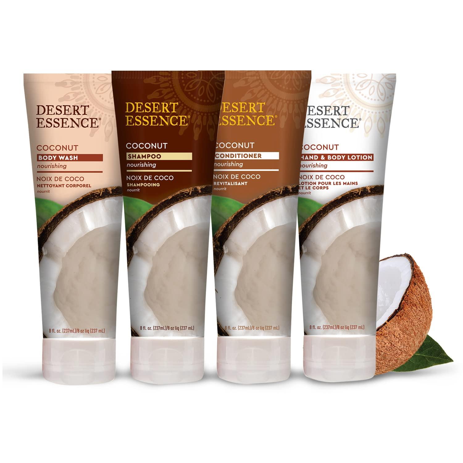 NEW Desert Essence Coconut Shampoo Nourishing for Dry Hair 8 fl.oz