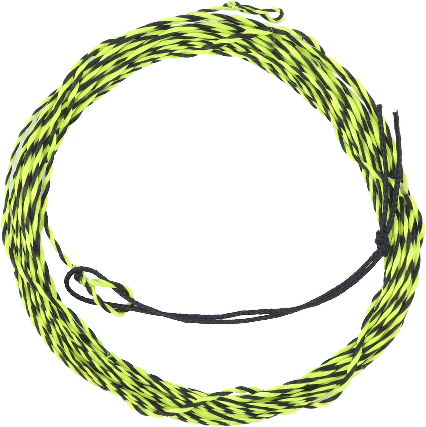 Maxcatch Tapered Tenkara Line, Braided Furled Line: 11/12/13 FT, 3 Color  Available Tenkara Line Yellow&Black 11ft