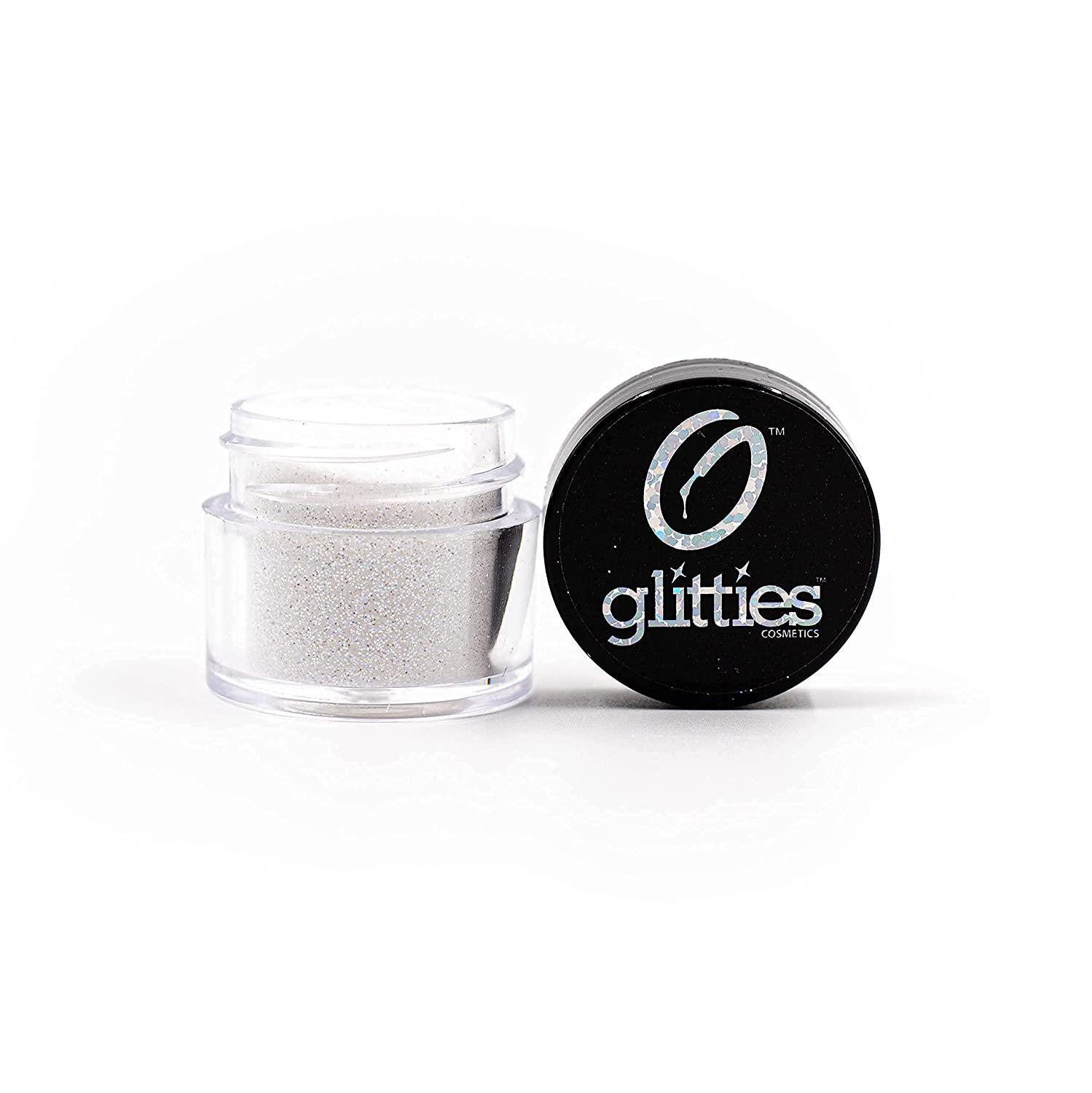 GLITTIES - Diamond Dust - Nail Art Iridescent Fine (.008) Glitter Powder -  for Gel Nail Polish, Gel and Acrylic Nail Powder - (10 Gram Jar)