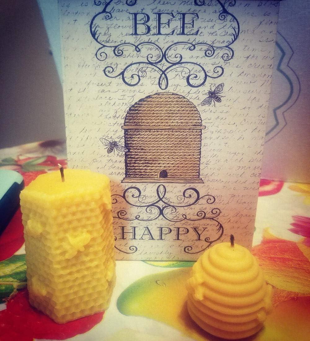 Candle Silicone Mold 3D Bee Honeycomb Beehive Form for Candle Making  Supplie Homemade Beeswax Soap Crayon Wax Melt Hives mould