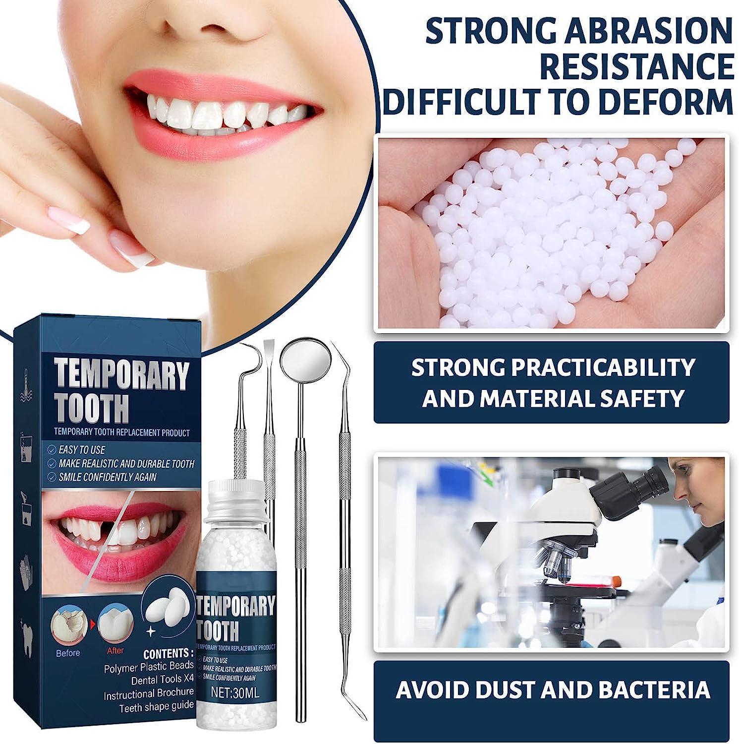 Moldable False Teeth Tooth Repair Granules, Teeth Repair Kit, Diy