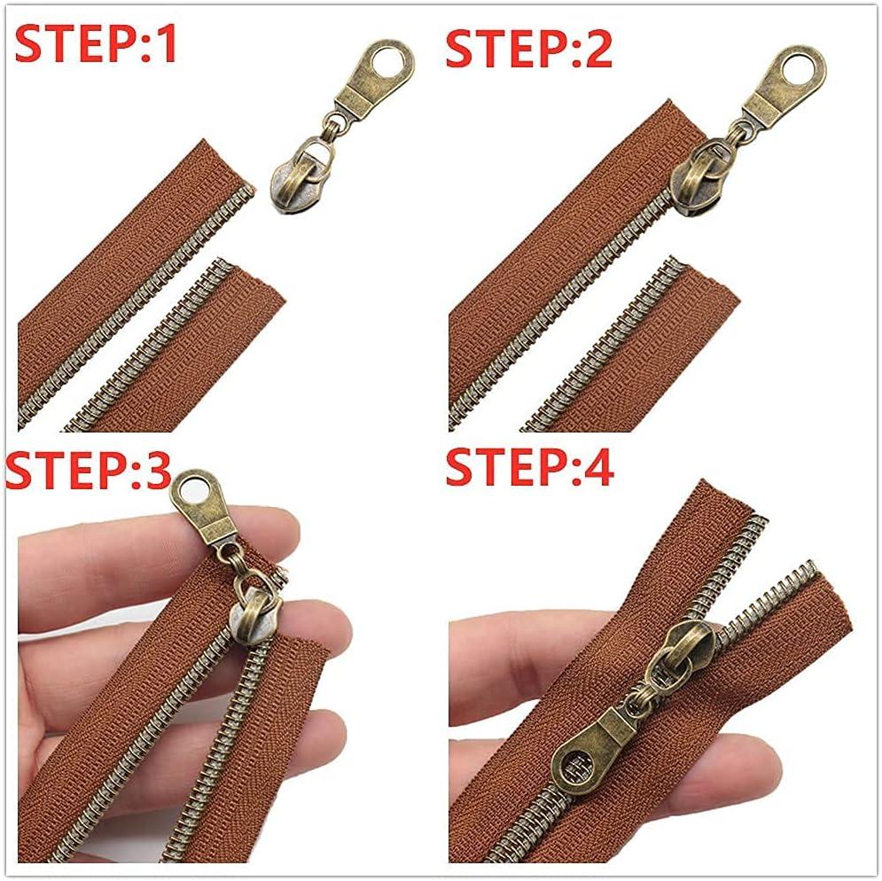 Antiqued Metal Custom Zipper Pulls