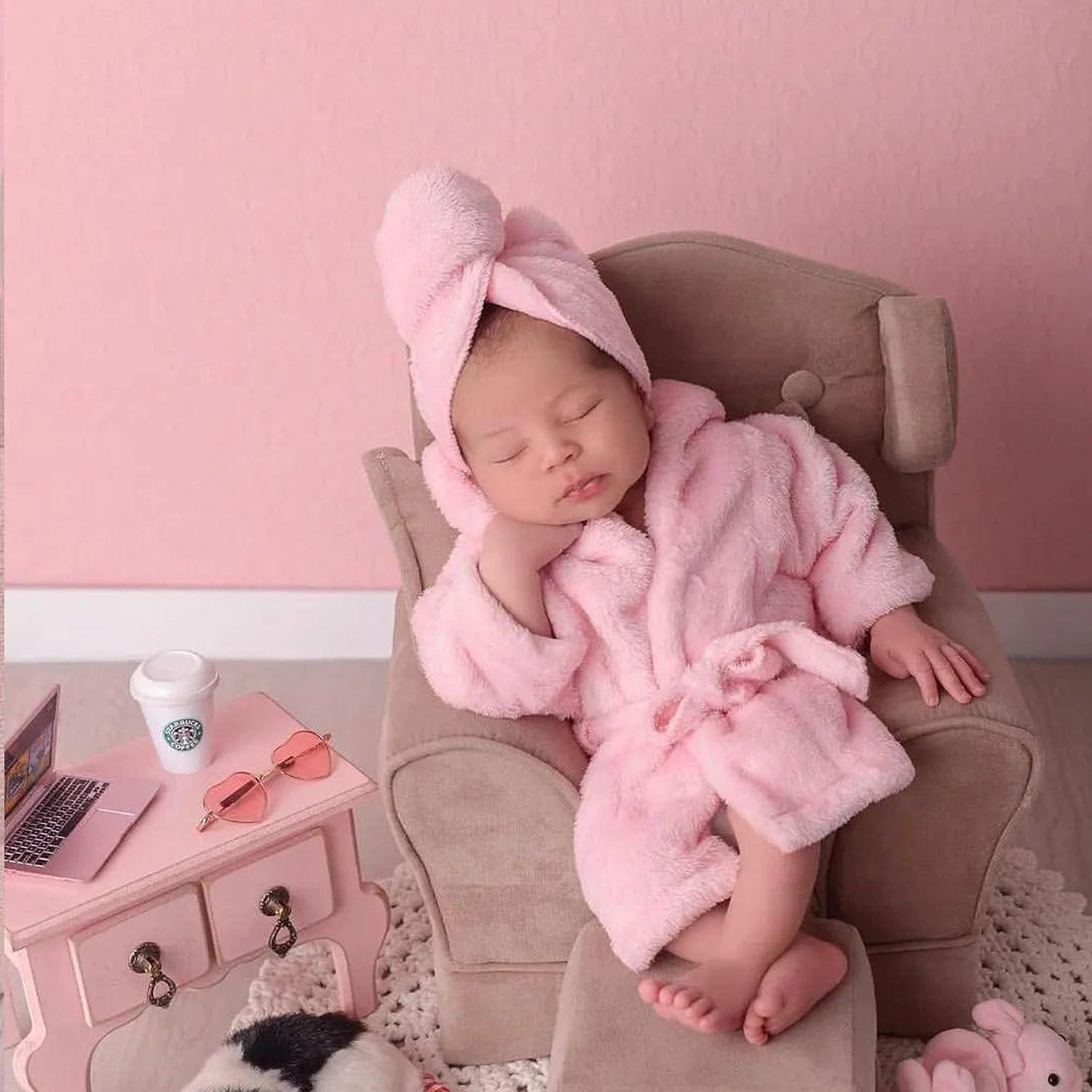 M&G House Newborn Photography Props Bathrobe Outfits Baby