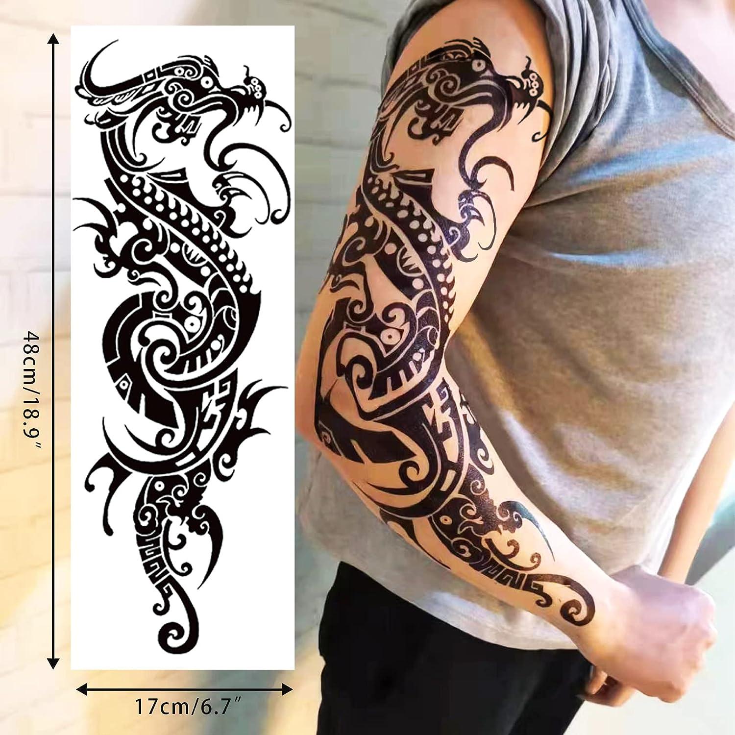 41 - Hindu King - Full Arm Sleeve Tattoo | Tattoo Temple 108