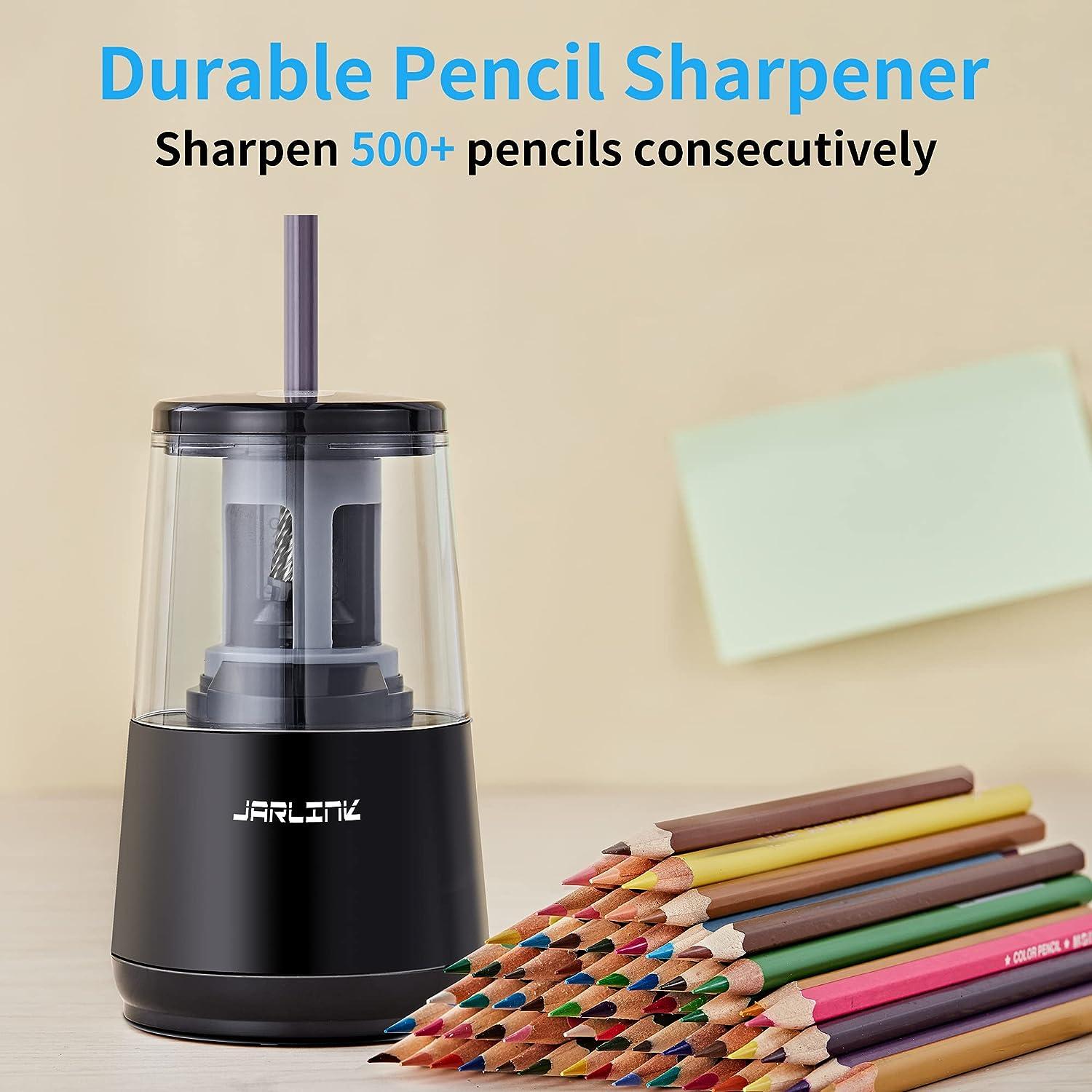 Pencil Sharpeners Battery Powered Automatic- Electric Pencil Sharpener  Handheld Heavy Duty for No.2/Colored Pencils(6-8mm), Pencil sharpeners  Manual