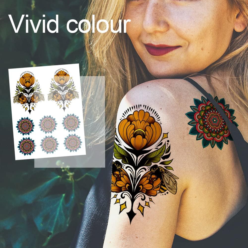 Printable Temporary Tattoo Paper 5 Sheets 8.5x11 inch Transfer Tattoo Decal  Paper for Inkjet & Laser Printer DIY Your Image Transfer Sheet for Skin