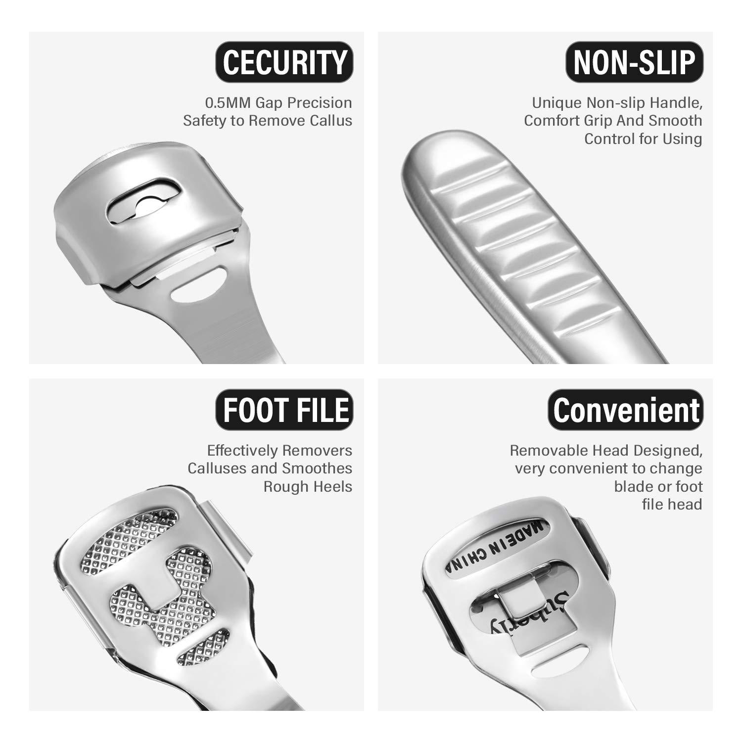 New Stainless Steel Foot Skin Shaver & Foot Care Tool For Callus