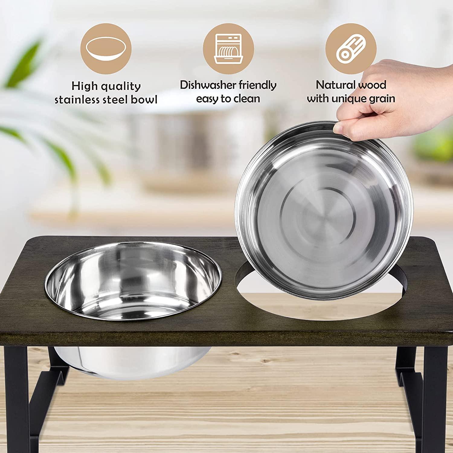 Elevated Dog Bowls for Large Dogs Anti-Slip Raised Dog Bowl Stand, Tall Dog