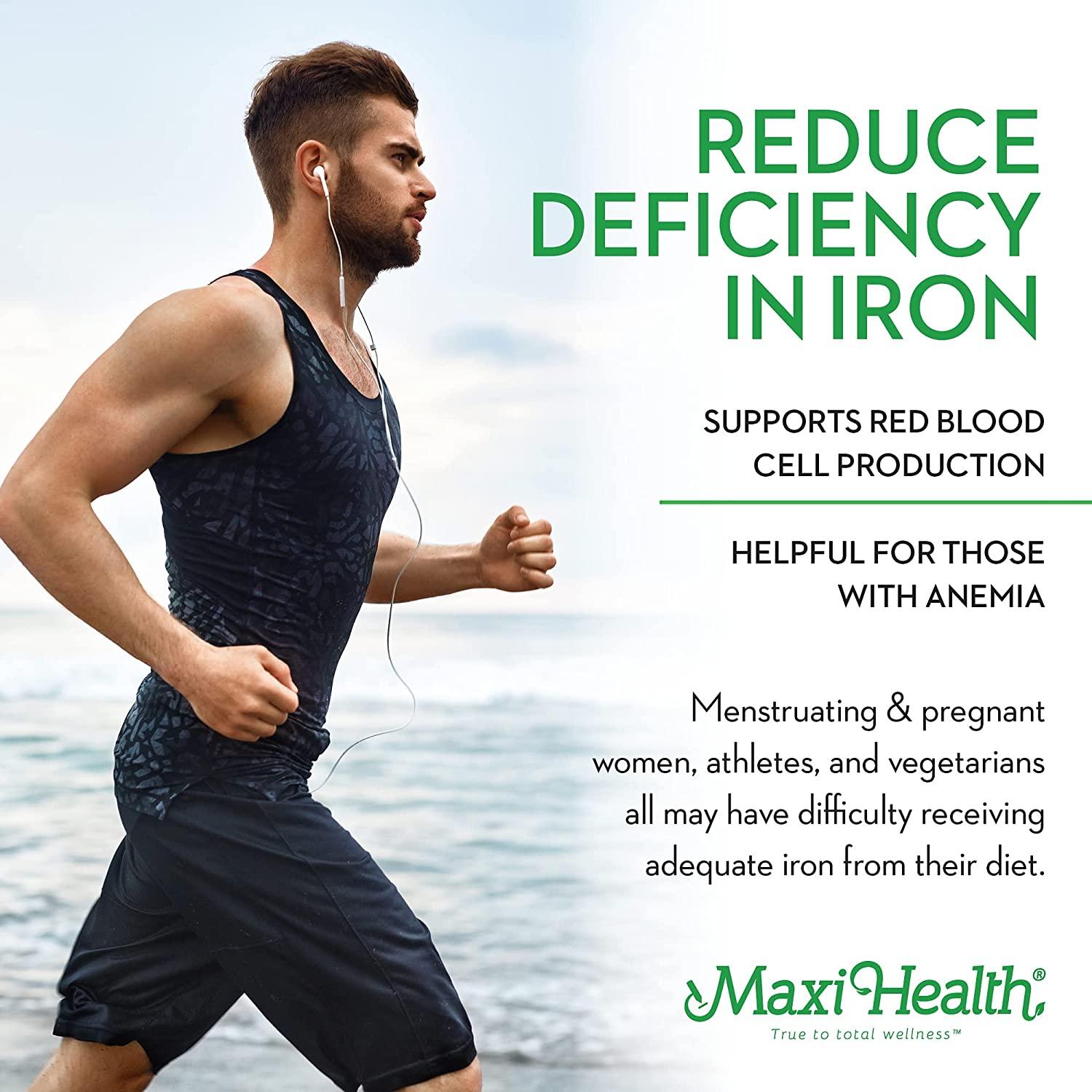 Maxi-Health Iron Supplement 15mg Per ML Increase Energy and Blood ...