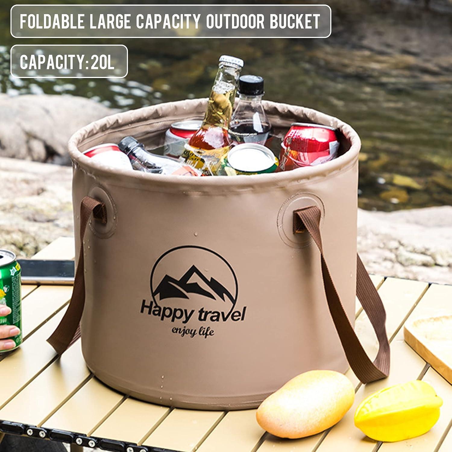 Cheap Outdoor collapsible bucket basin folding bucket water tank