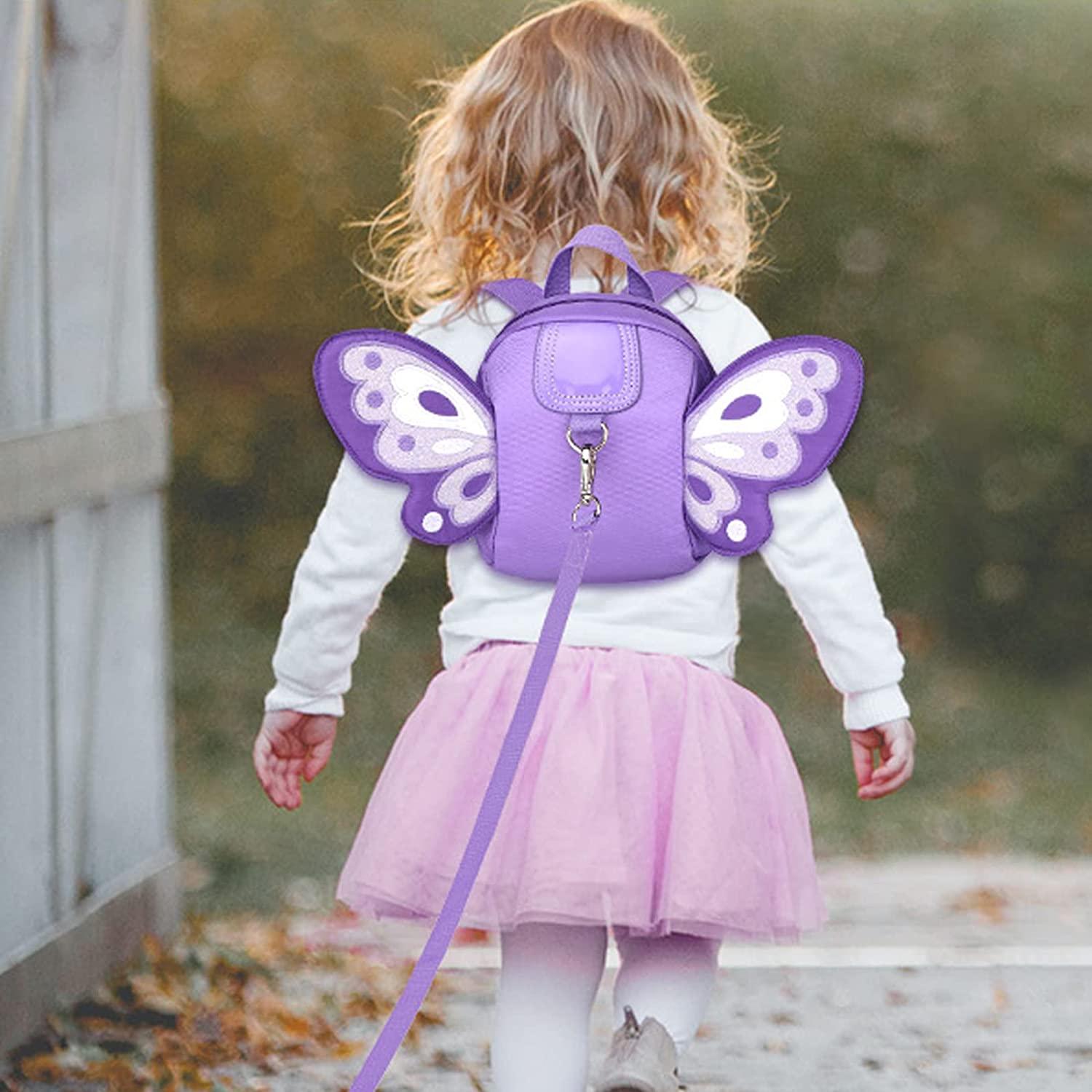 Accmor Toddler Harness Backpack Leash, Cute Butterfly Kid