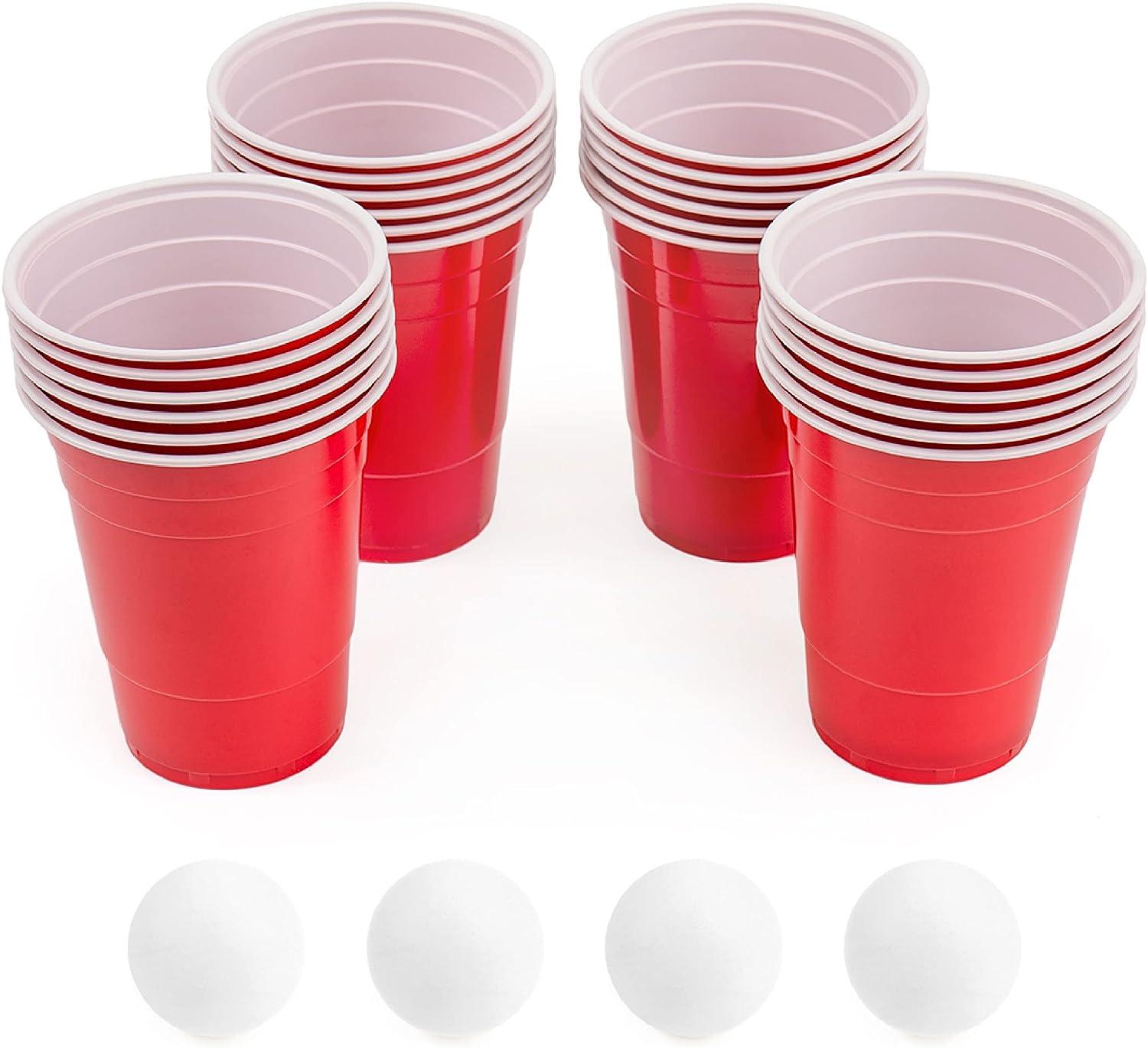 White American Beer Pong Solo Party Cups 16oz Party Cups White Cups 