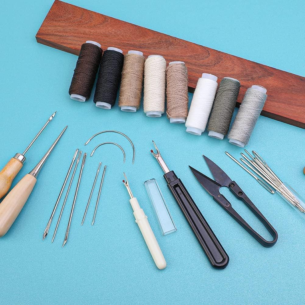 BAGERLA Upholstery Repair Kit 48pcs Leather Sewing Kit with