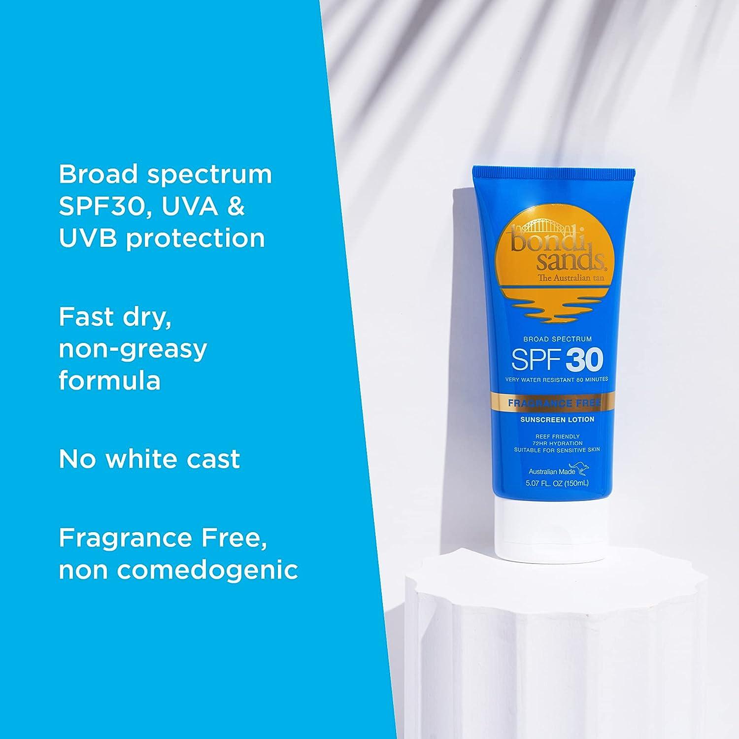 Bondi Sands Fragrance Free Sunscreen Lotion SPF30 150ml (5.07fl oz)
