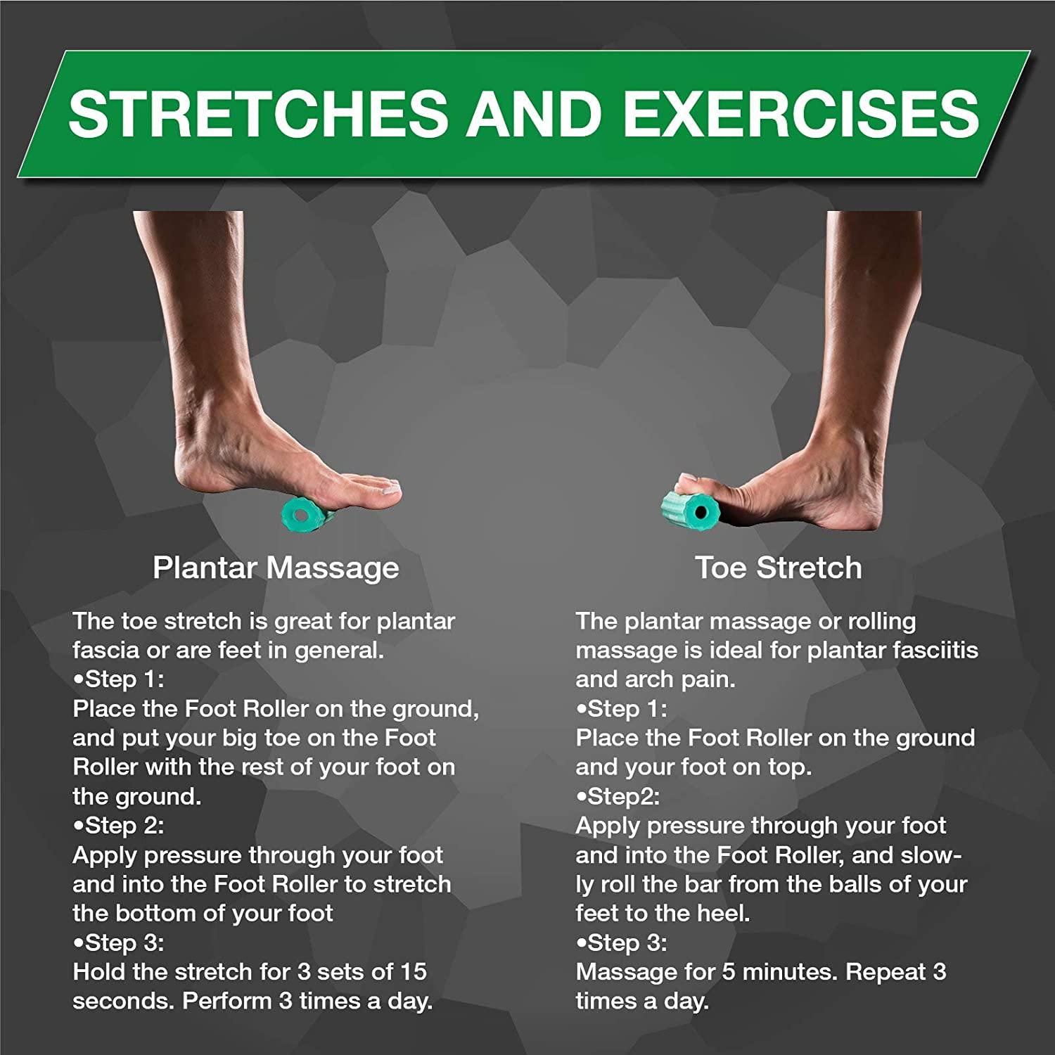 Plantar fascia stretching and myofascial release techniques (with