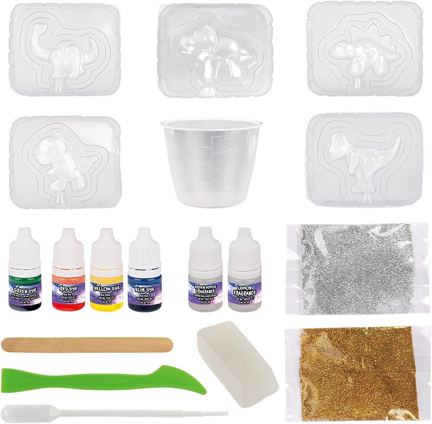 XXTOYS Dino Soap Making Kit - Science Experiments for Kids 6-8 - Dinosaur  Soap Crafts Kit for Girls & Boys Great Dinosaur Toys STEM Gift for Kids Fun  Educational Activity & Science
