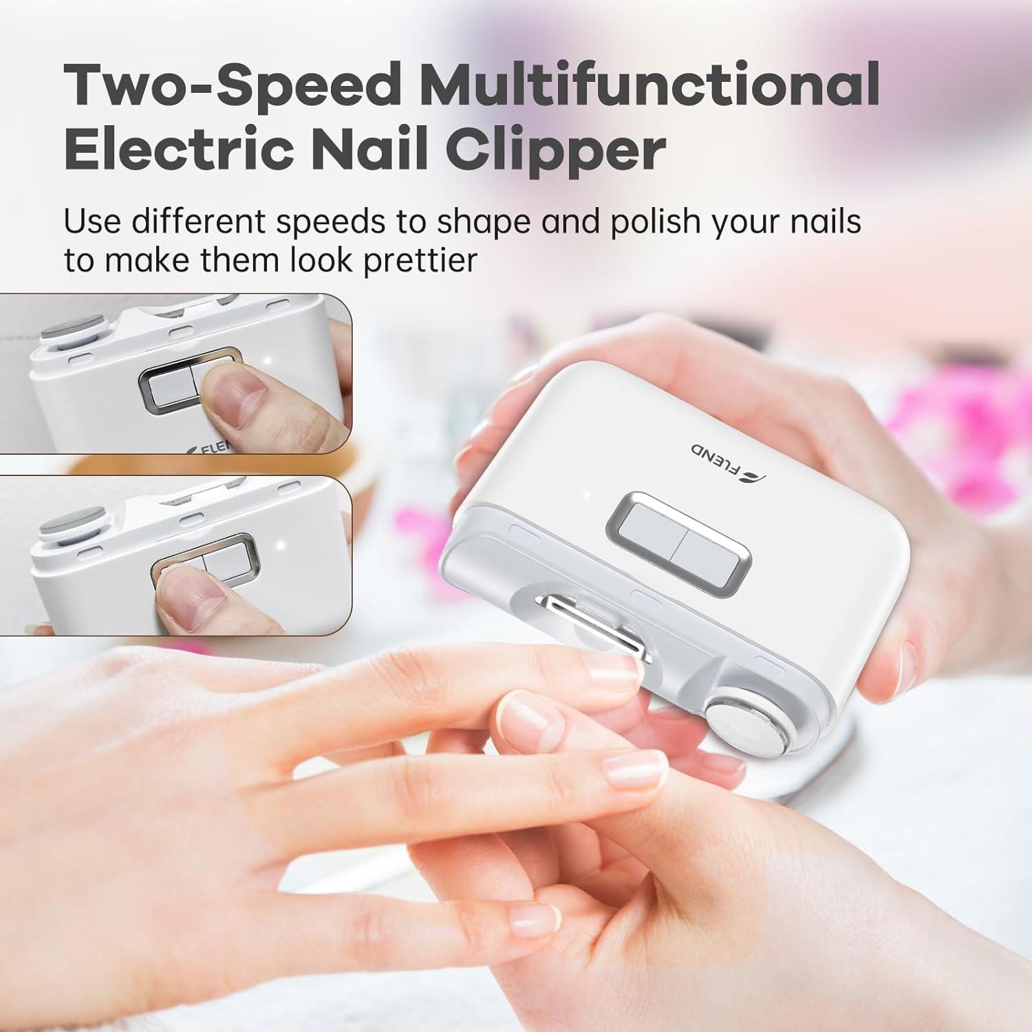Electric Automatic Nail Clipper Manicure Nail Trimmer for Adult Baby Finger  Toe Scissors Pedicure Thick Nails Cutter Sharpener - Walmart.com