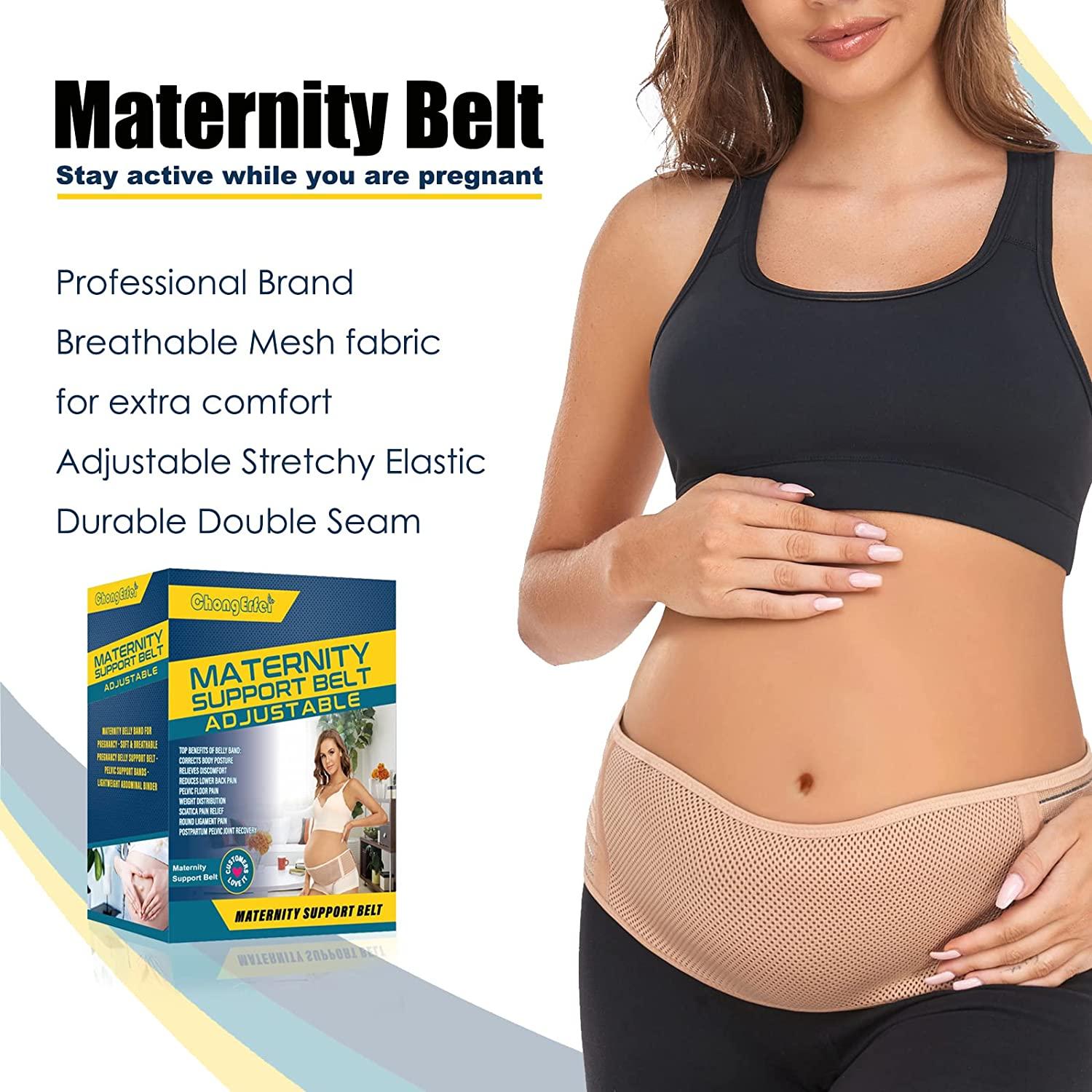 Belly Bands For Pregnant Women, Pregnancy Belly Support Band - Maternity  Belt For Back Pain. Adjustable/Breathable Belly Support For Pregnancy. Baby