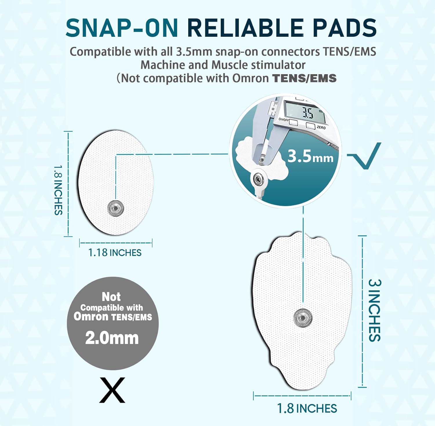 TENS Unit Replacement Pads TENS Unit Pads SM Electrodes Pads 2x2