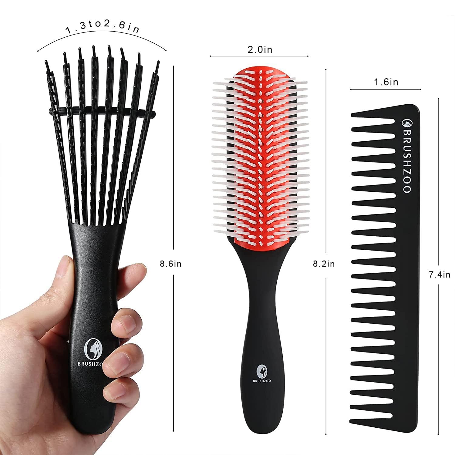 Haur Brush, BRUSHZOO Detangling Brush, Vented hair brushes for