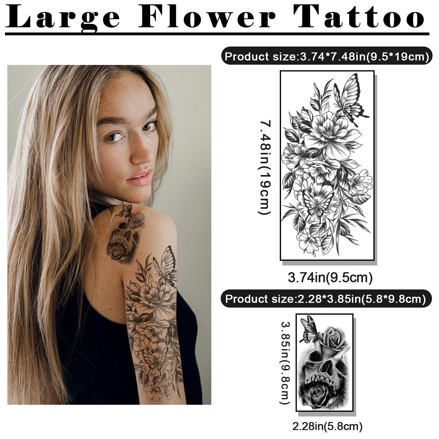 wolf tattoo girl arm