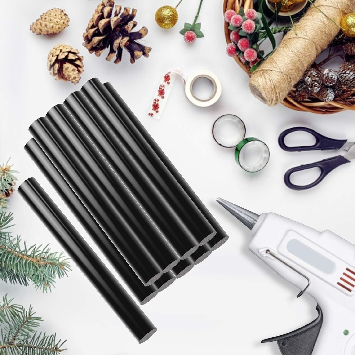  Gartful Full Size Hot Glue Sticks - 0.43 x 3.9, Black Hot  Glue Gun Sticks, Large Hot Melt Glue Sticks for Wax Sealing, DIY Craft,  General Repair, Gluing Project, Christmas Gift