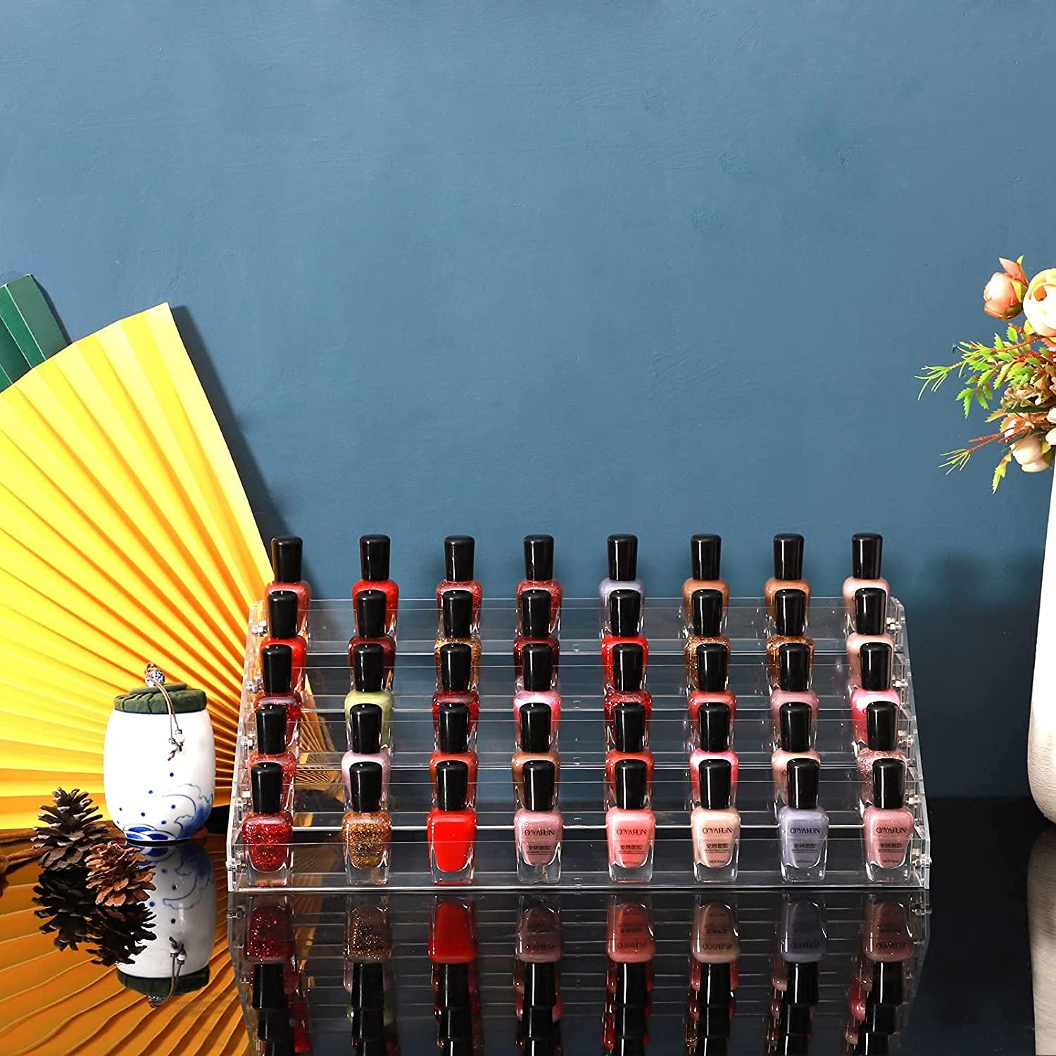 The Dollar Store Nail Polish Rack No One Will Know is DIY - Twins Dish