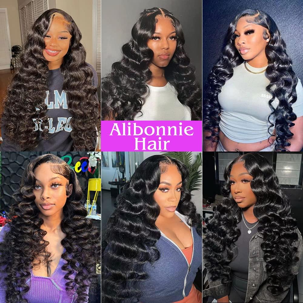 Wear To Go Loose Deep Wave Wigs Human Hair Pre Plucked Cut