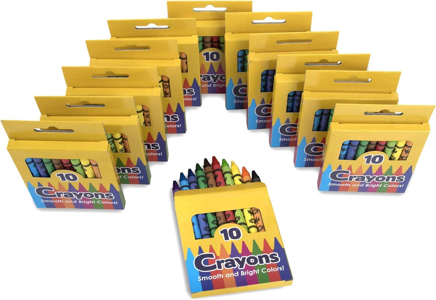 wholesale wax crayon 12 pack coloring