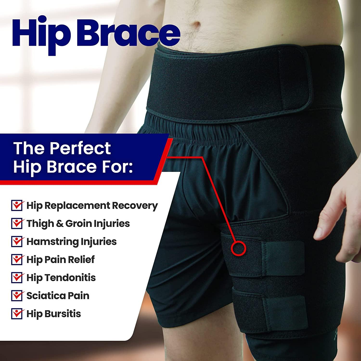 Hip Brace Thigh Compression Sleeve – Plus Size Hamstring