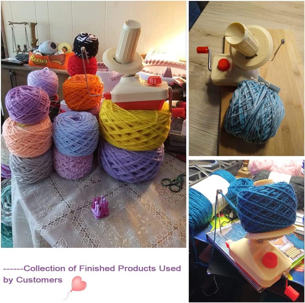 Yarn Ball Winder with Stitch Knitting Needles,Yarn Swift and Ball