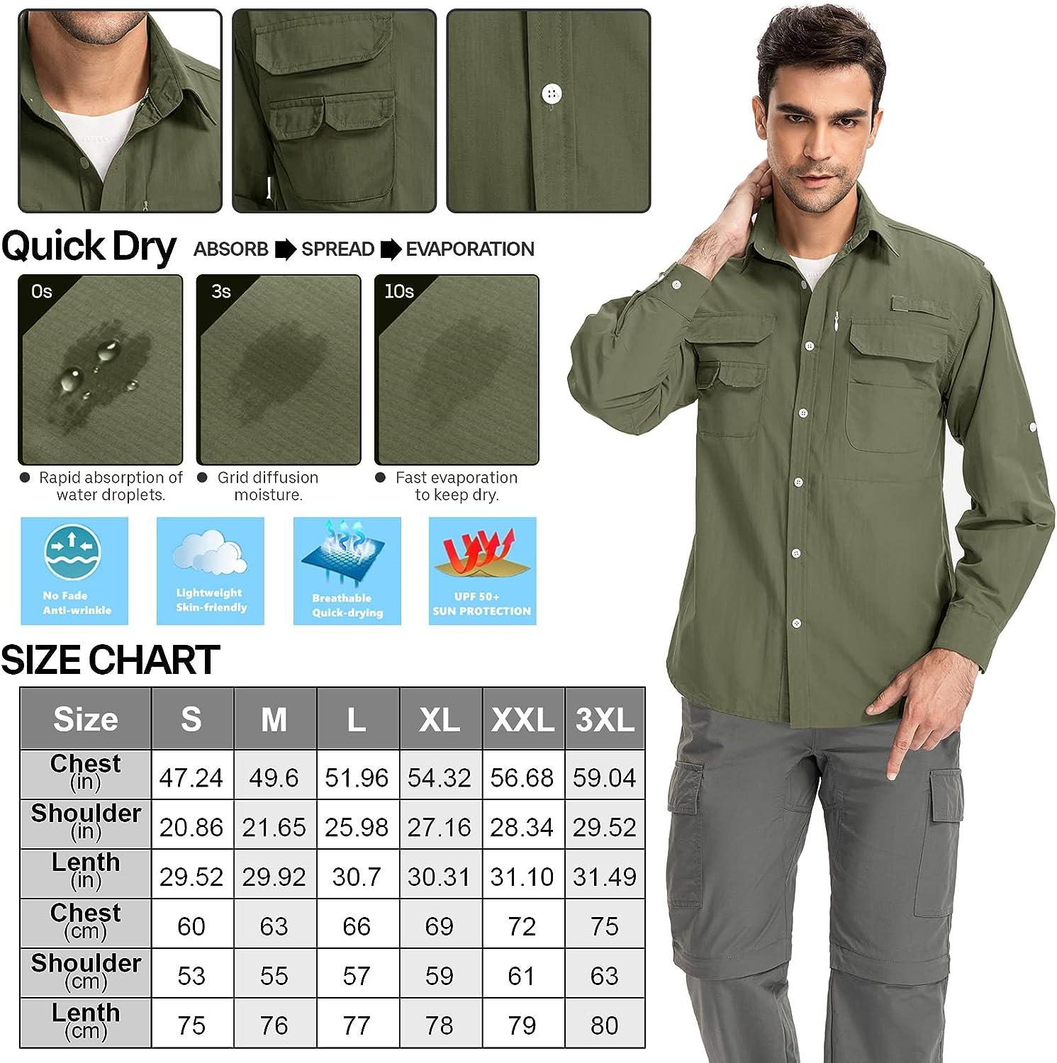 Outdoor Hiking Shirts Men's Spring Quick-Drying Breathable Fishing
