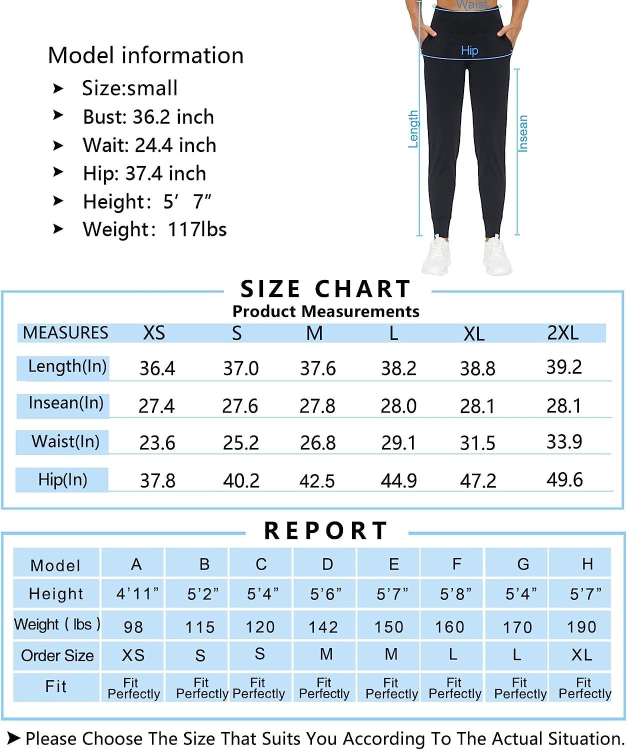 THE GYM PEOPLE Women's Joggers Pants Lightweight Athletic Leggings Tapered  Lounge Pants for Workout, Yoga, Running Medium Black