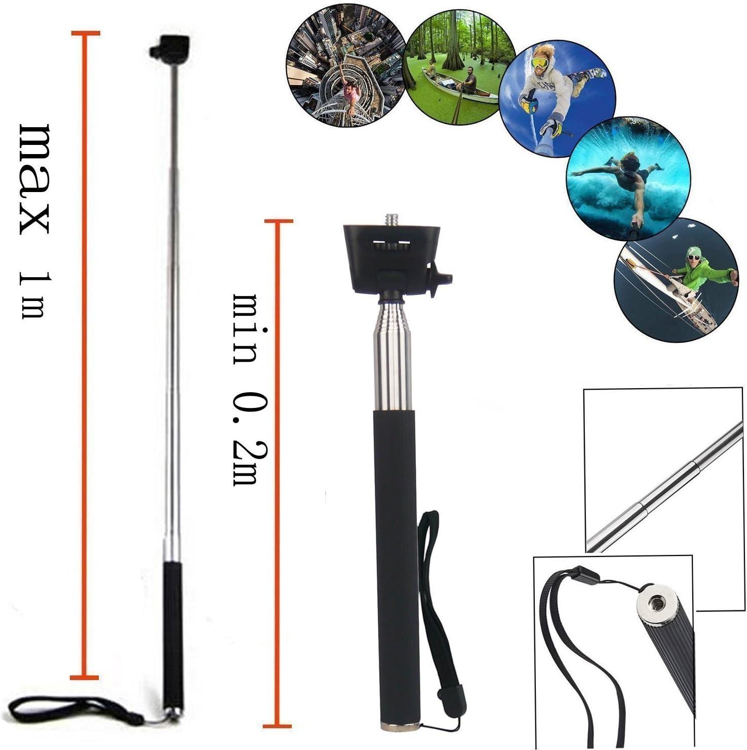 TEKCAM Action Camera Selfie Stick Floating Hand Grip Compatible