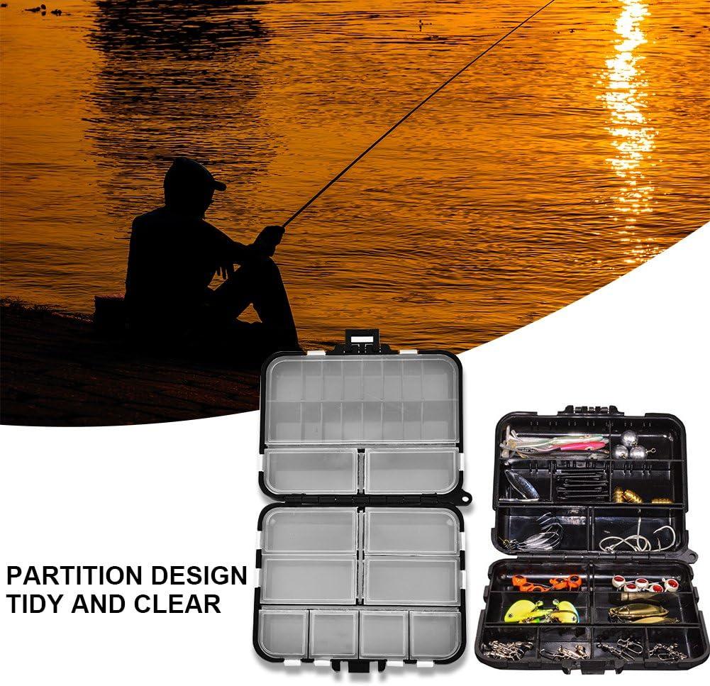VGEBY Fishing Lure Box Double-Sided Fishing Tackle Baits Hook Storage  Container Case Tackle Box Fishing Tackle Box Organizer