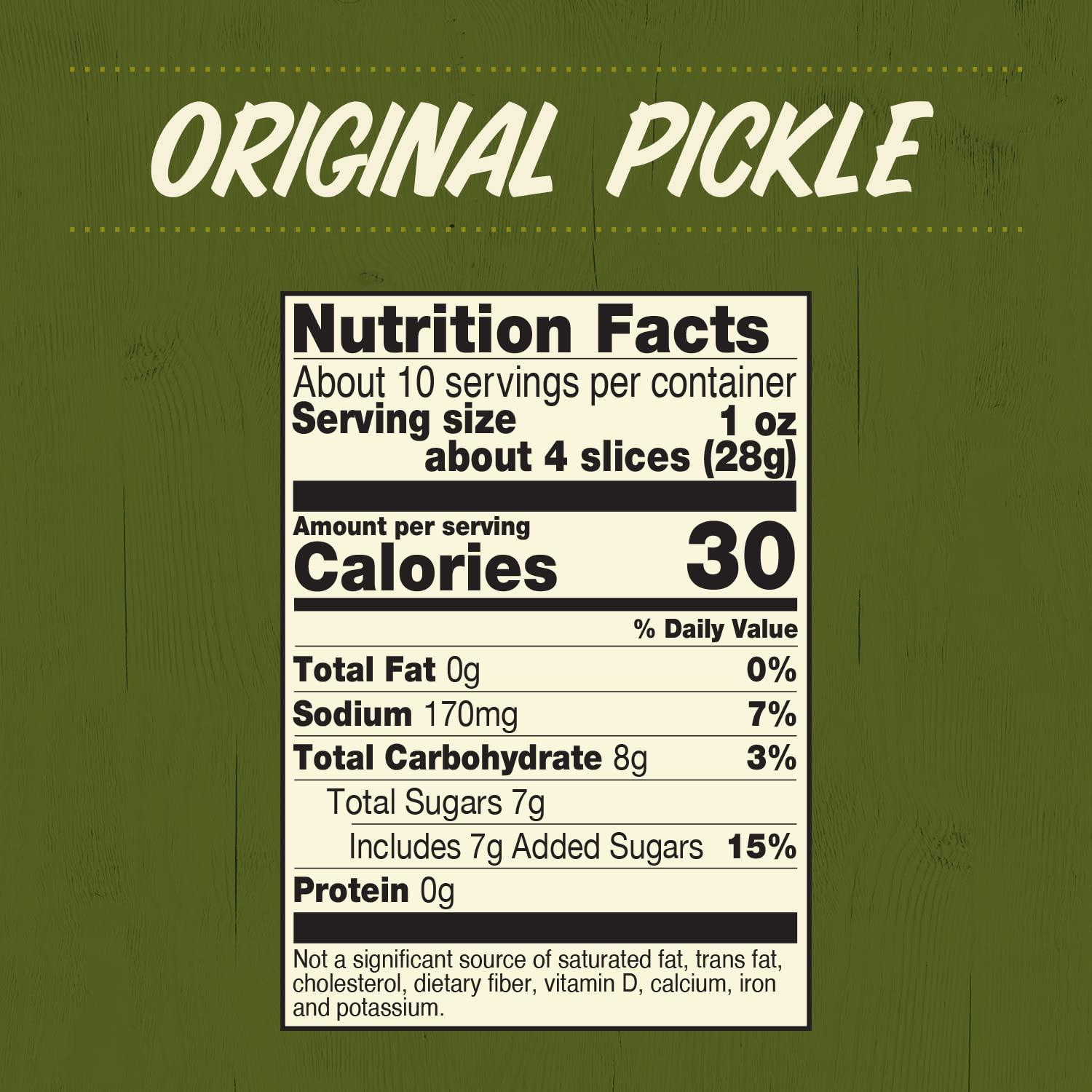  Wickles Pickles Original Pickles (3 Pack) - Spicy Garlic  Pickles - Sweet & Hot Pickle Slices - Sweet, Slightly Spicy, Wickedly  Delicious (16 oz Each) : Sweet Pickles : Everything Else