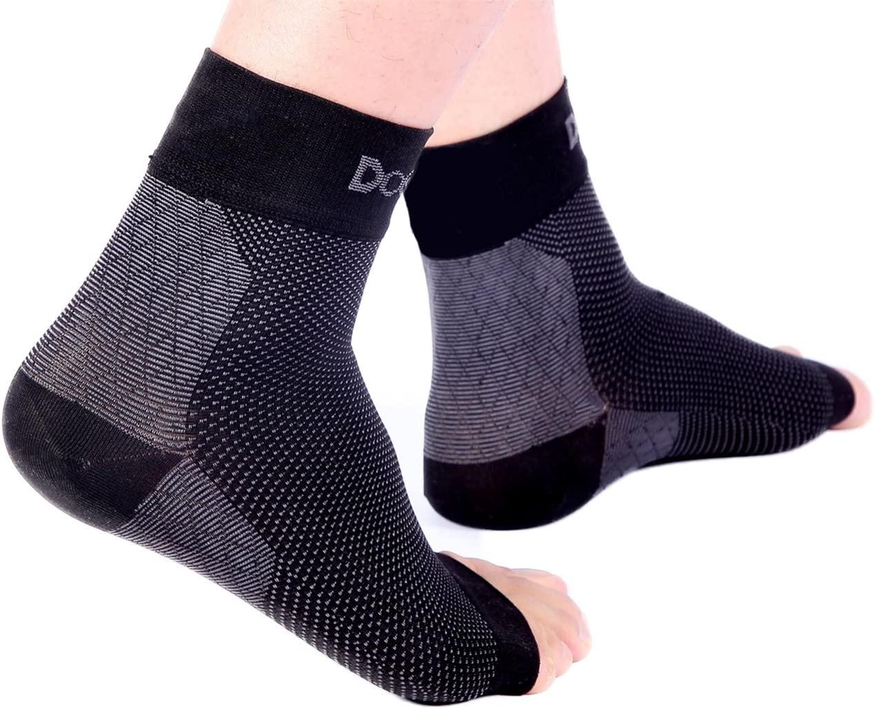 Doc Miller Compression Ankle Brace Socks Plantar Fasciitis Arch
