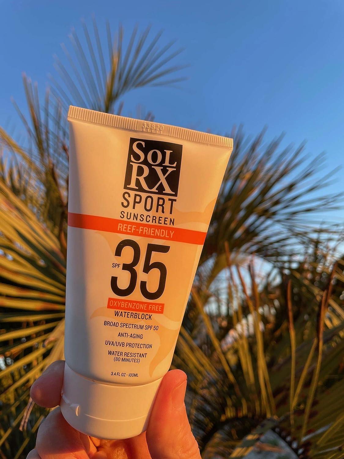 SolRX SPORT SPF 35 Sunscreen, Reef Friendly, Algeria